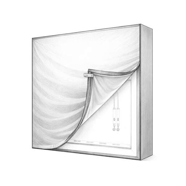 schets LED frame